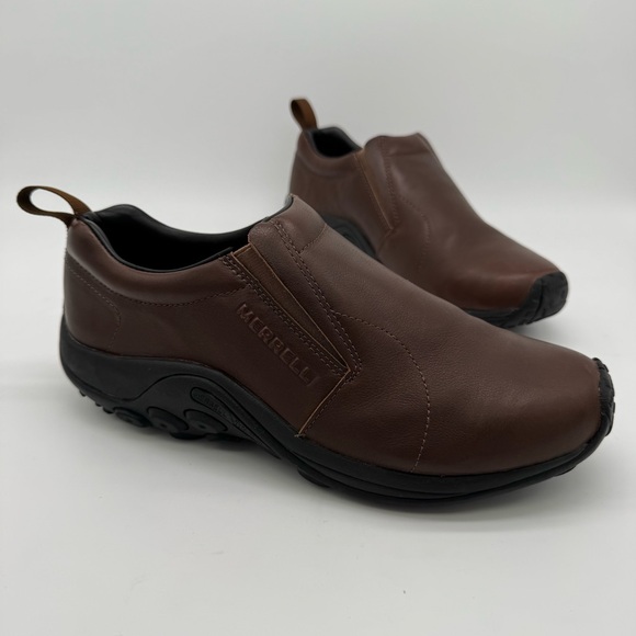 Merrell Other - Merrell Jungle Moc Brown Leather Slip On Size 11 W